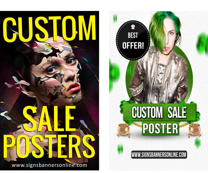 Custom Posters for Window Display Creative Works - United Kingdom