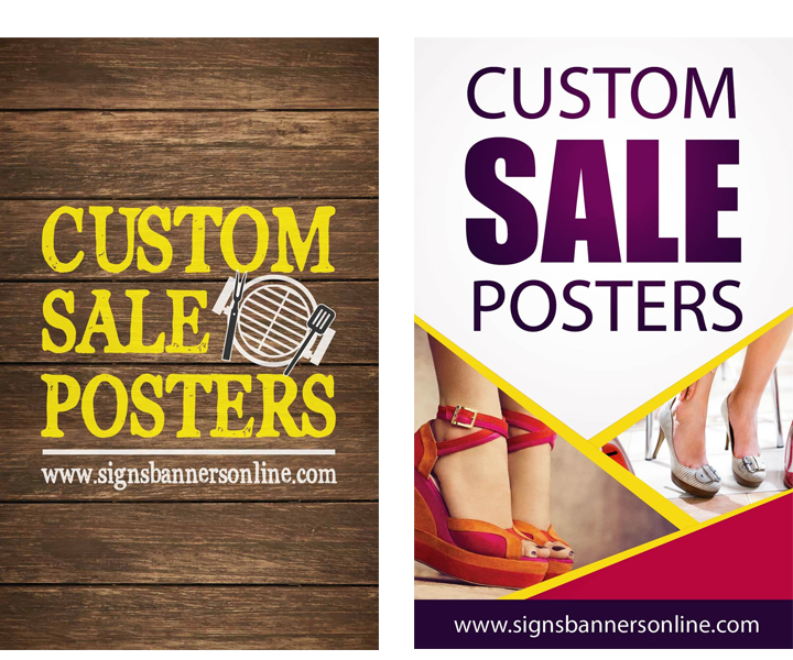 Custom Posters for Window Display