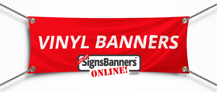 Set Vinyl Banner RED