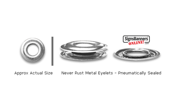 eyelet grommet sizes