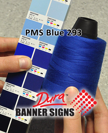 PMS Blue 293 Sewing Color