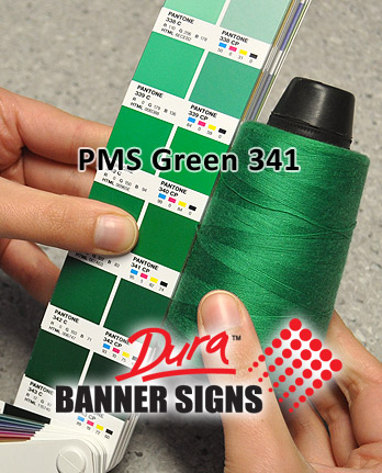 PMS Green 341 Sewing Color