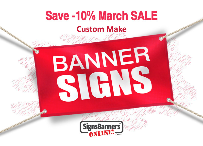 Custom make banner signs