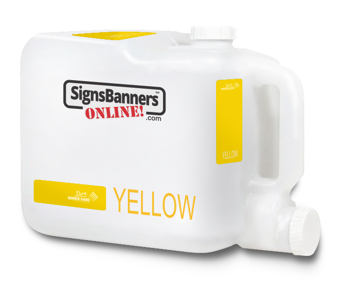 Bulk ink bottle yellow