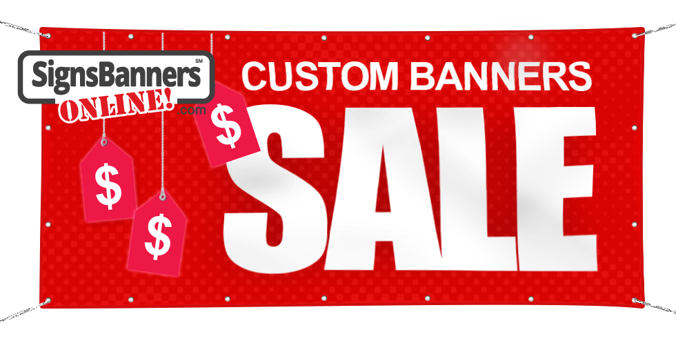 Custom SALE banner signs