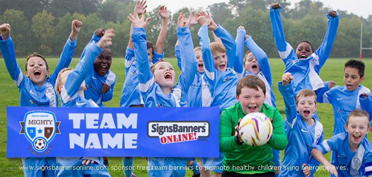 Signs Banners Online support junior sport with team banner