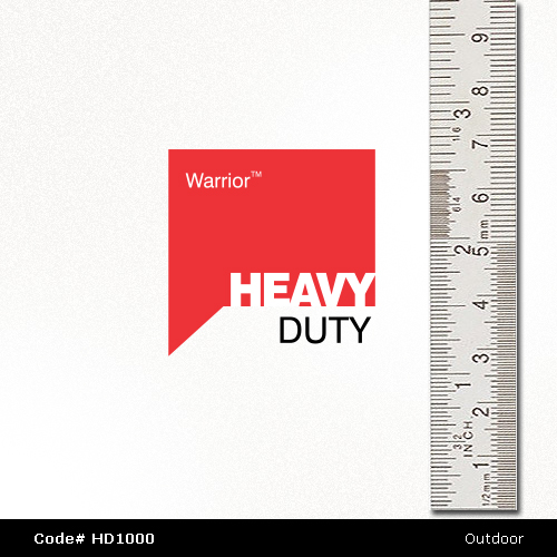 Close up Warrior HD1000 Vinyl PVC Signage Supplies