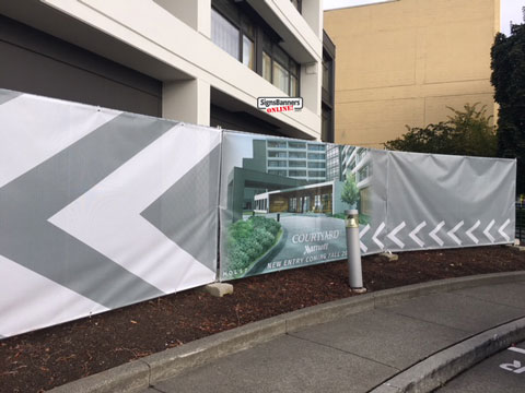 Great and easy process of ordering banner mesh.   It was a very quick turn around and the banners were perfect for our purposes during our hotel renovation.   I would highly recommend them, and I would use them again. Courtyard by Marriott Seattle