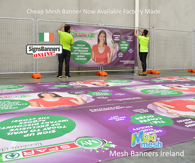 Mesh Banners for SPAR.ie
