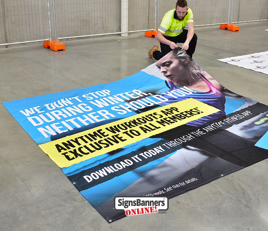 Printing for christchurch silk style banner