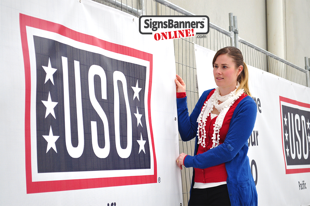 The American Mesh Banner PVC USO