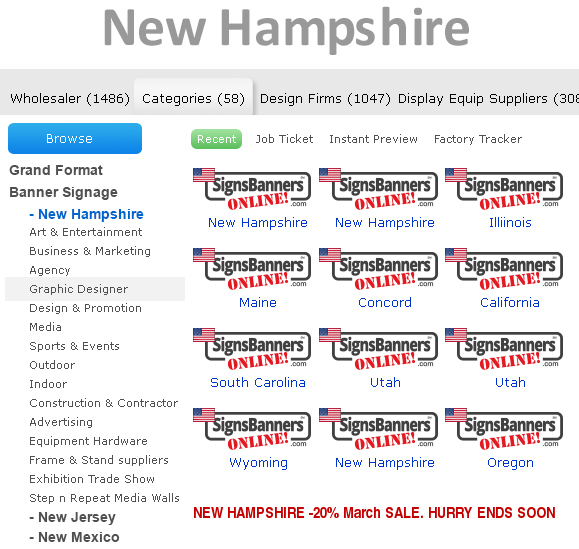 New Hampshire signs and banner services