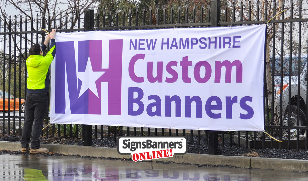 Outdoor Custom Banners NH USA