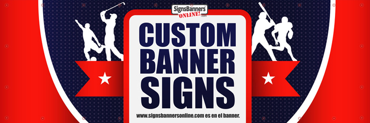 Custom Banner Signs. example of using fore and background to create a vivid vinyl banner color set.