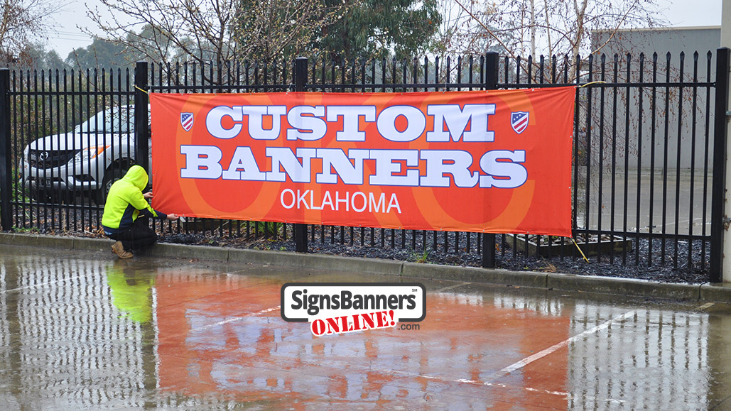 Custom banner, Rain, Outdoor, Printing services