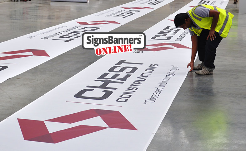 Signs Banners Online make and supply fence screen printing for privacy, site identification, branding and contractor install