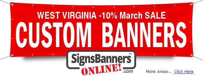 April -20% SALE for Minnesota CUSTOM BANNERS