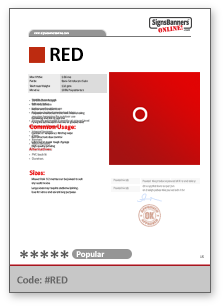 RED Tech Data Sheet