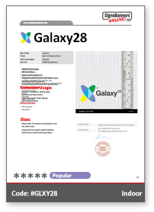 Galaxy28 Material Data Sheet