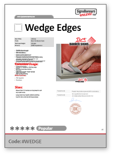 Wedge Edge Tech Data Sheet