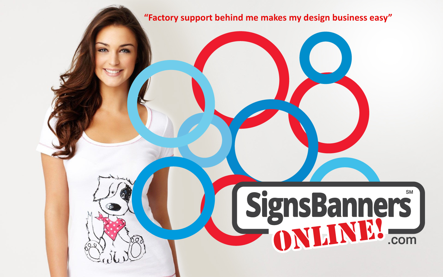 Signs Banner Online factory support behind me makes my design business easy