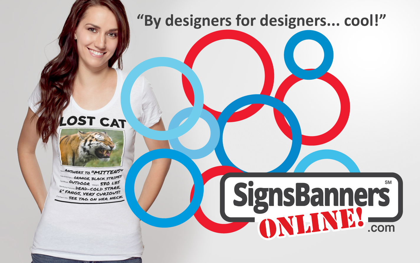 Signs Banners Online by designers for designers... cool!