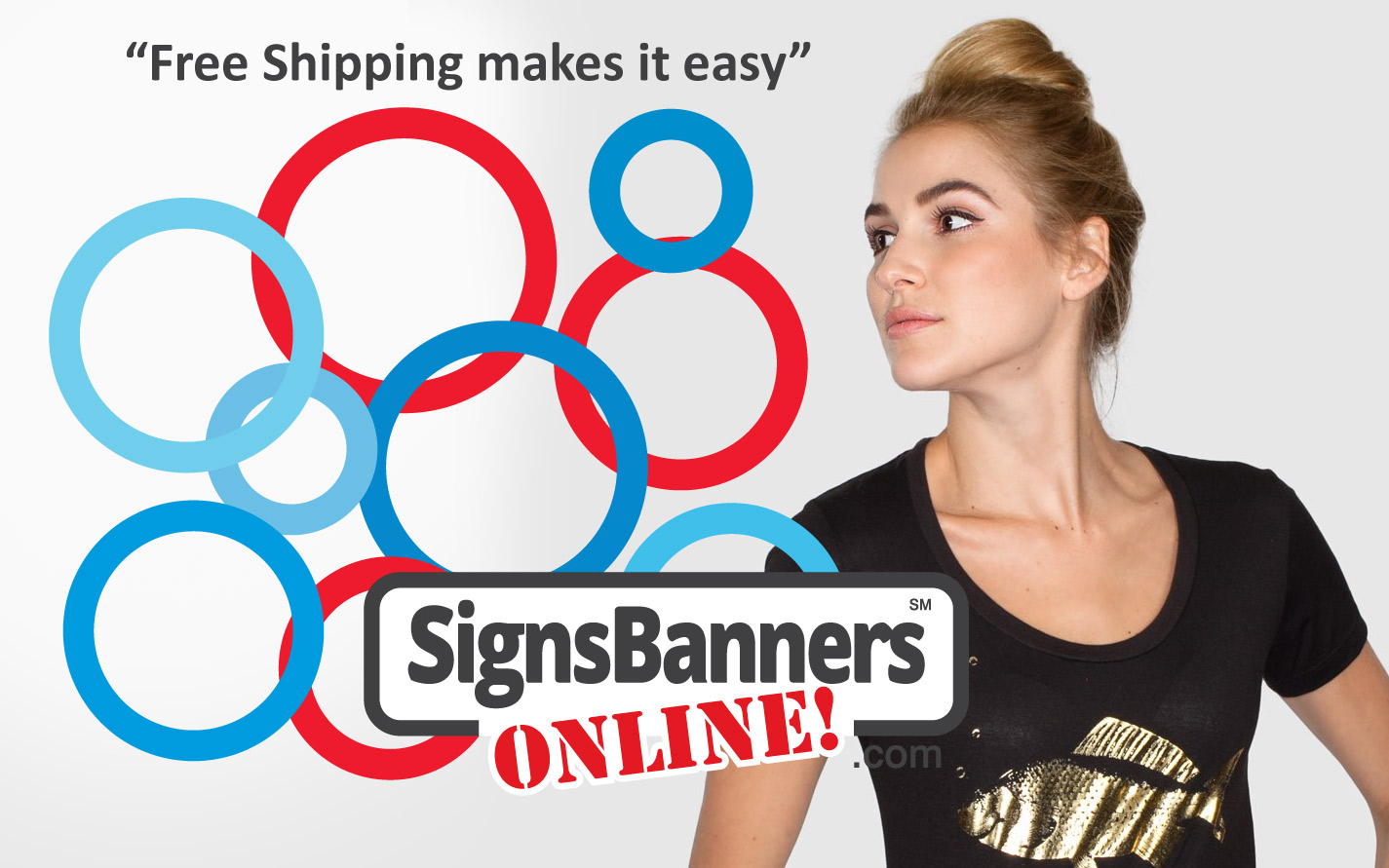 Free shipping worldwide makes it easy with Signs Banners Online