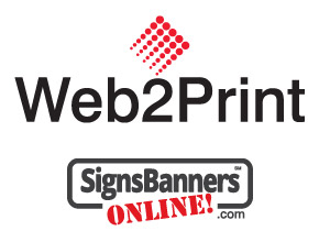 Signs Banners Online Web2Print technology